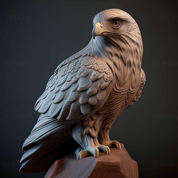 3D модель Buteo archeri (STL)